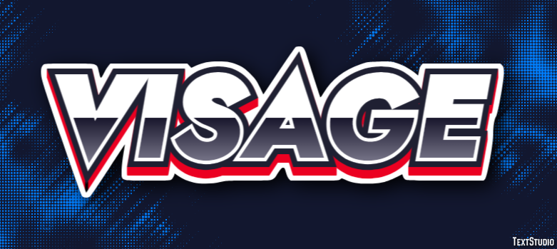 Visage Effet de texte