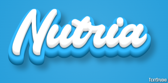 Nutria Efecto de Texto