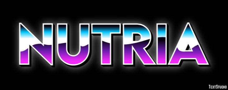 Nutria Efecto de texto