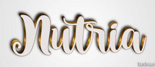 Nutria Efecto de Texto