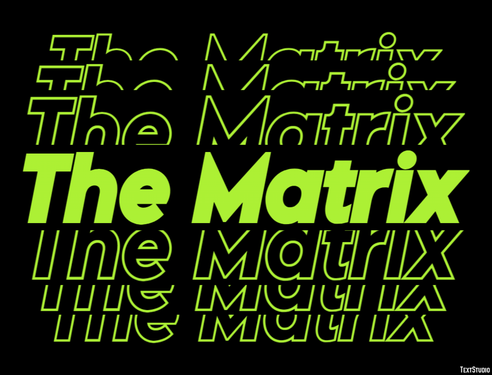 The Matrix Metin Efekti