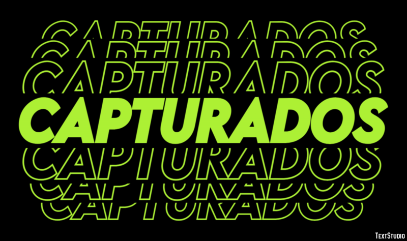 Capturados Text Effect