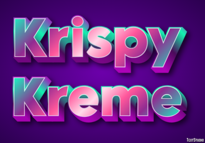Krispy Kreme Metin Efekti