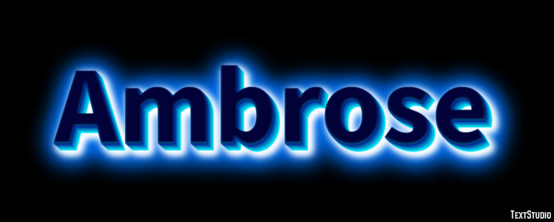 Ambrose Text effect
