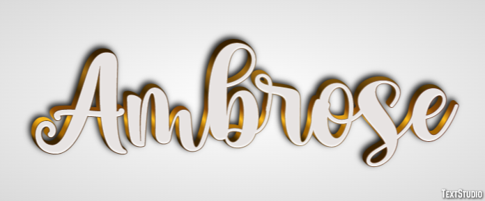Ambrose Text Effect
