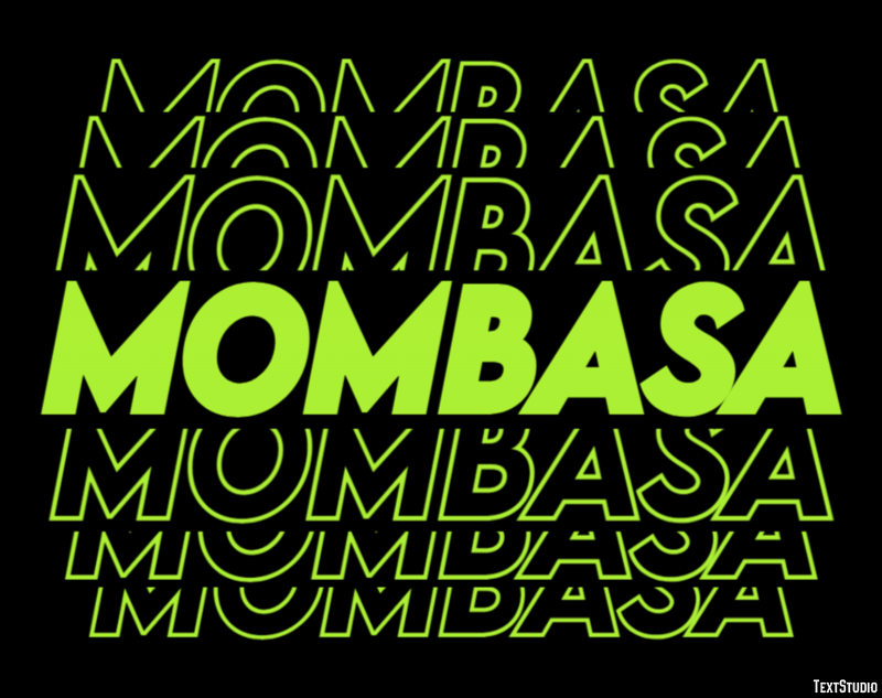 Mombasa Efekt tekstowy