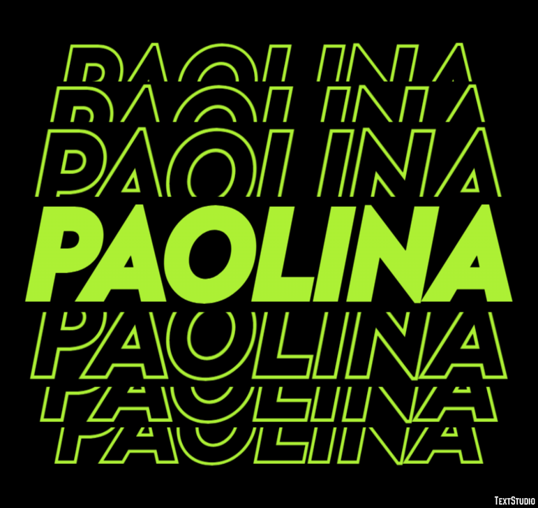 Paolina Effetto testo