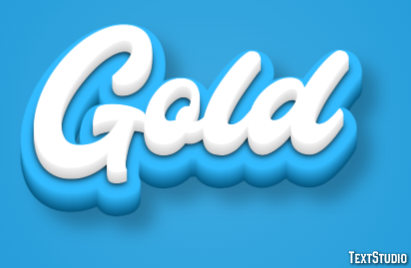 Gold テキスト効果