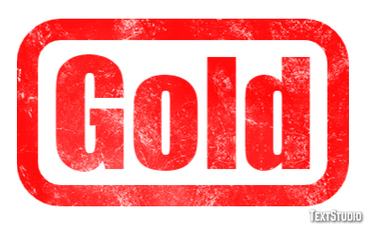 Gold Effet de Texte