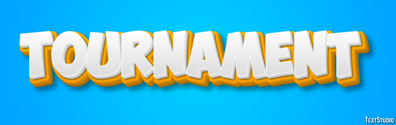 Tournament Efecto de Texto