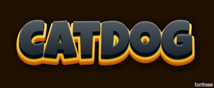 CatDog Text Effect
