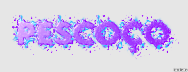 Pescoço Efecto de Texto