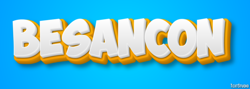 Besançon テキスト効果