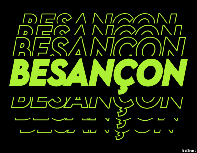 Besançon Efekt tekstowy
