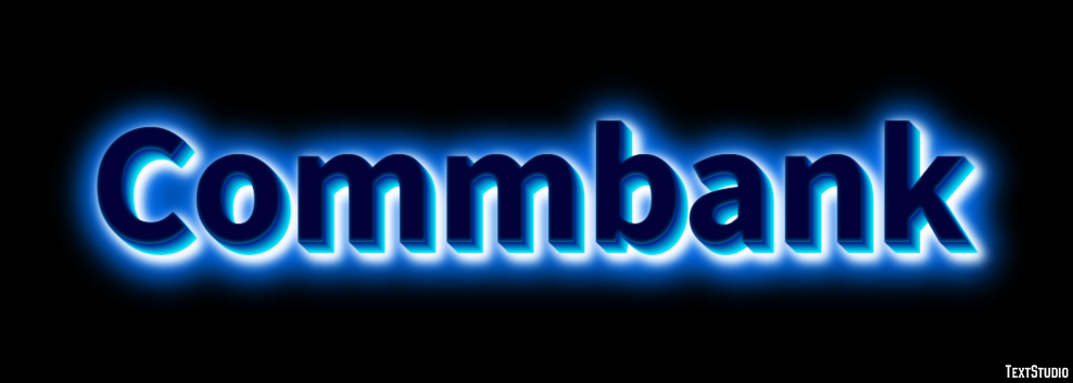 Commbank Tekst Effect
