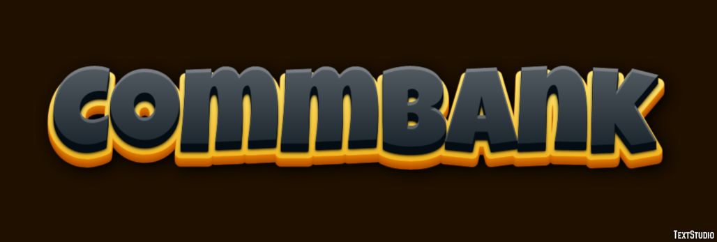 Commbank Tekst Effect