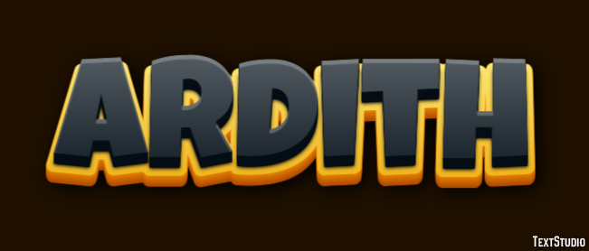Ardith Text effect
