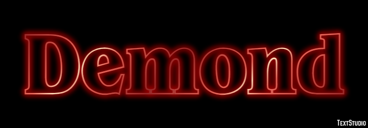 Demond Text effect