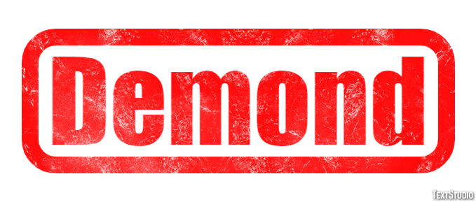 Demond Text effect