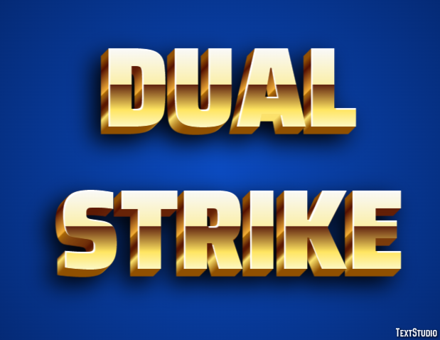 Dual Strike Efecto de Texto