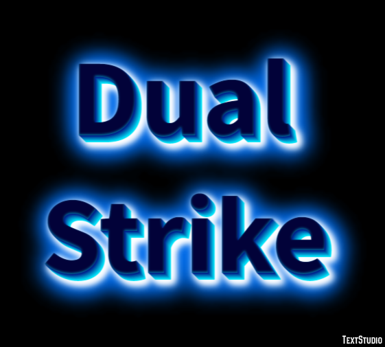 Dual Strike Efecto de Texto