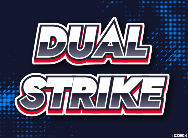 Dual Strike Efecto de Texto
