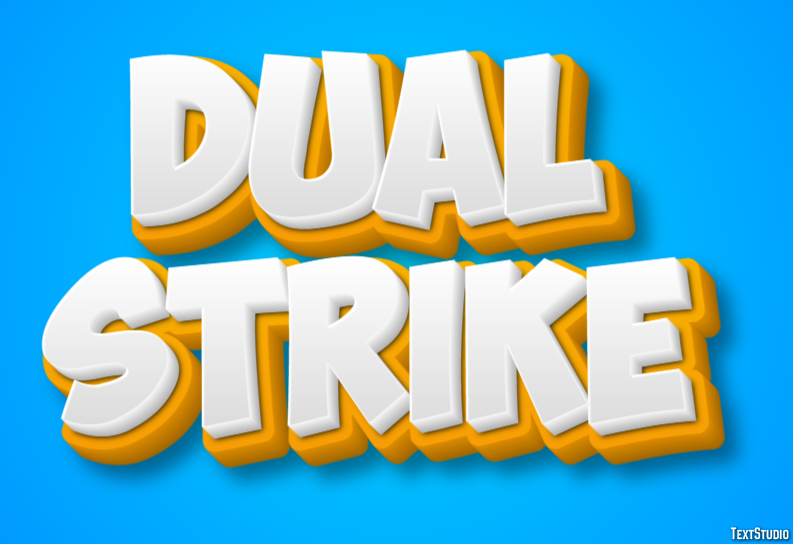 Dual Strike Efecto de Texto