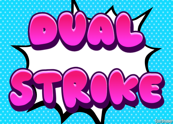 Dual Strike Efecto de Texto