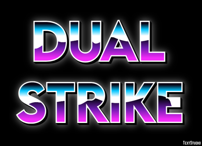 Dual Strike Efecto de Texto