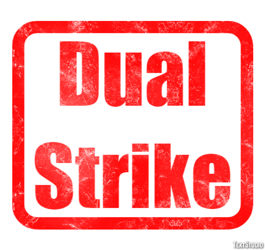 Dual Strike Efecto de Texto