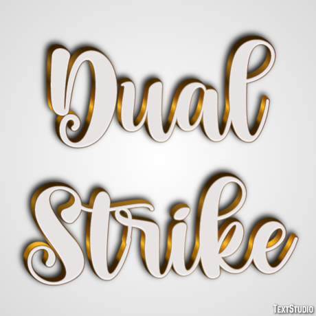 Dual Strike Efecto de Texto
