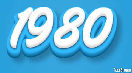 1980 Text Effect