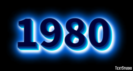 1980 Text Effect