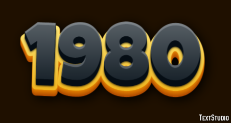 1980 Text Effect