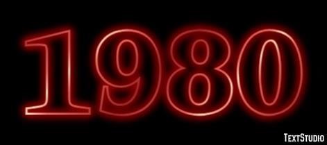 1980 Text Effect