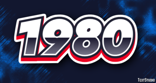1980 Text Effect