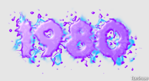 1980 Text Effect