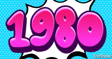 1980 Text Effect