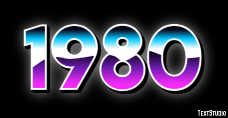 1980 Text Effect