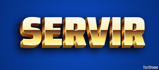 Servir Efekt tekstowy