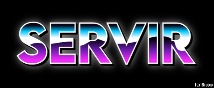 Servir Efeito do texto