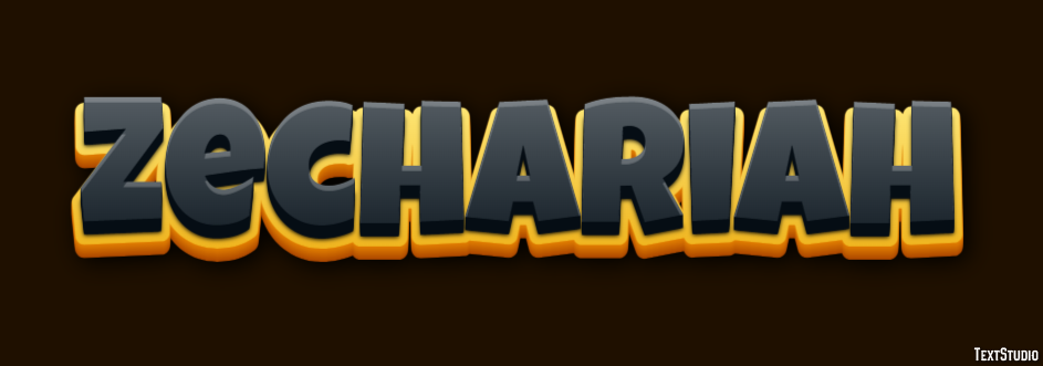 Zechariah Text Effect