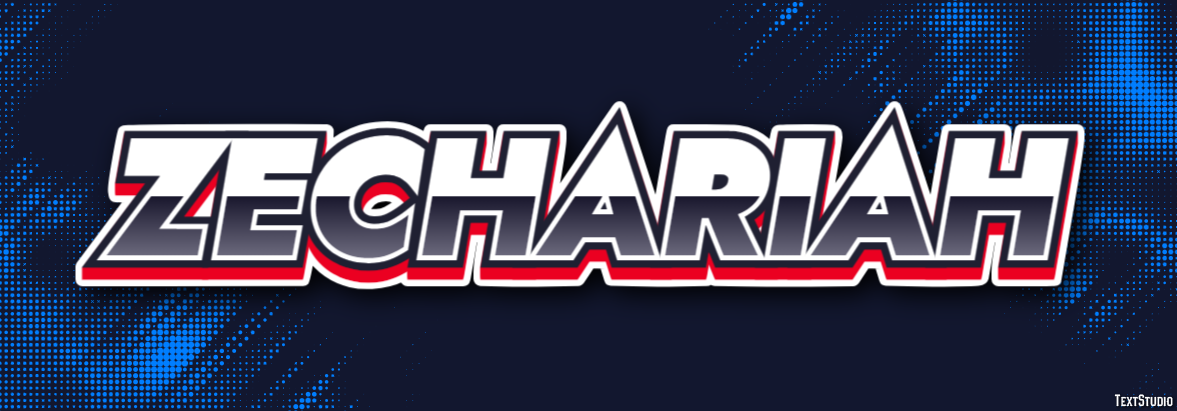 Zechariah Text effect