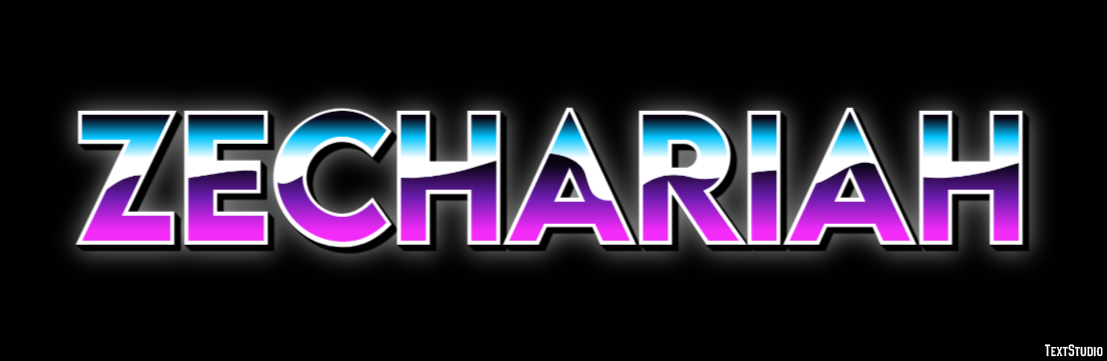 Zechariah Text Effect