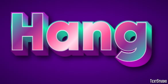 Hang Text Effect
