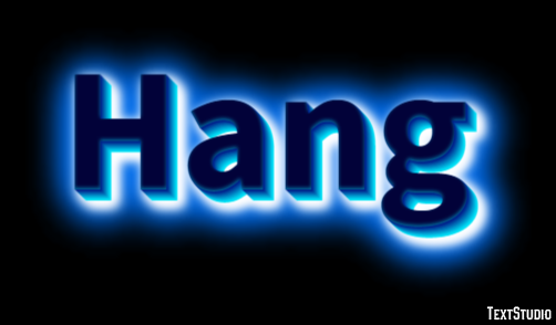 Hang Text Effect
