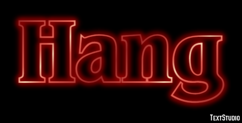 Hang Text Effect