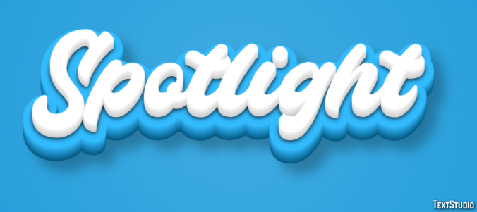 Spotlight Text effect