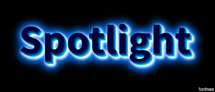 Spotlight Text Effect