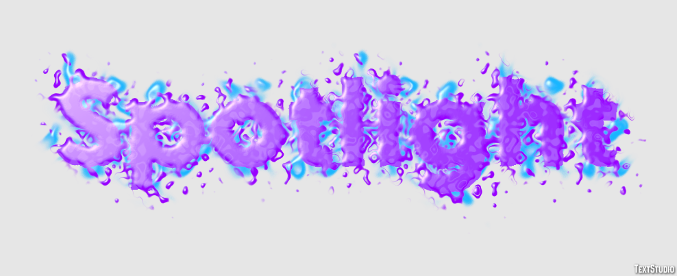 Spotlight Text effect